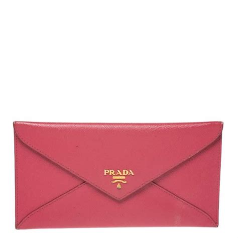 prada envelope wallet pink|Prada envelope wallet outlet.